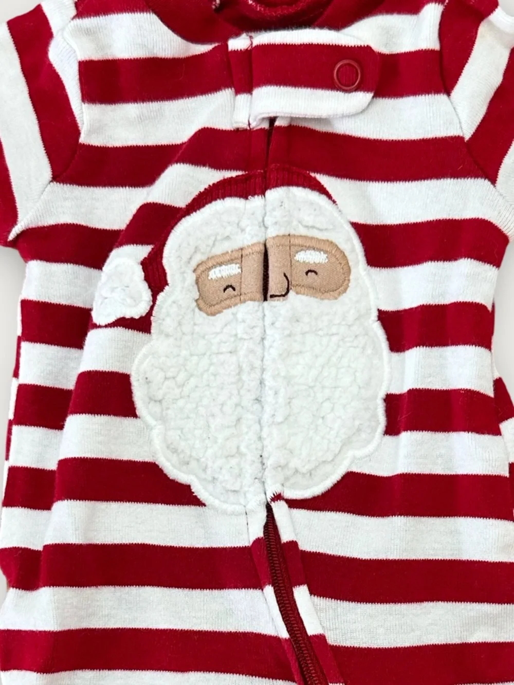 CARTERS | Santa and Snowman sleeper | Preemie - Picture 7 of 9